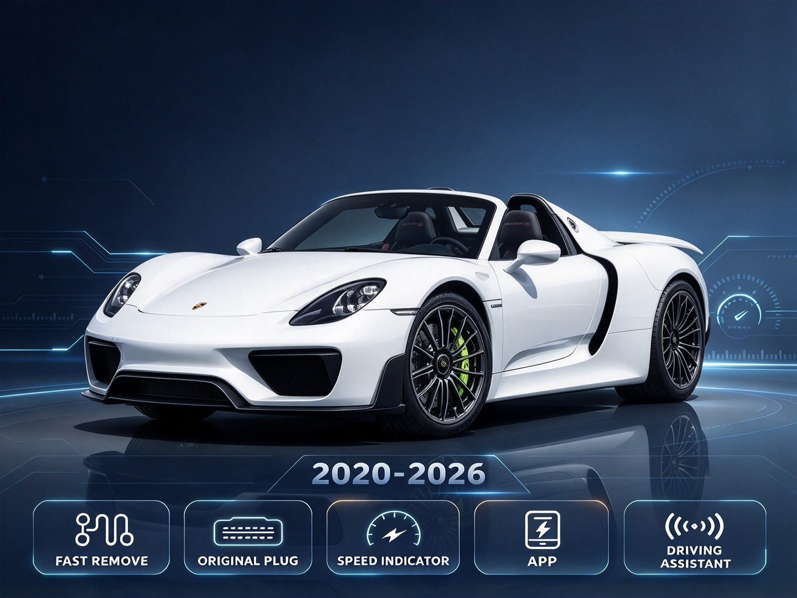 Porsche 918 mileage blocker