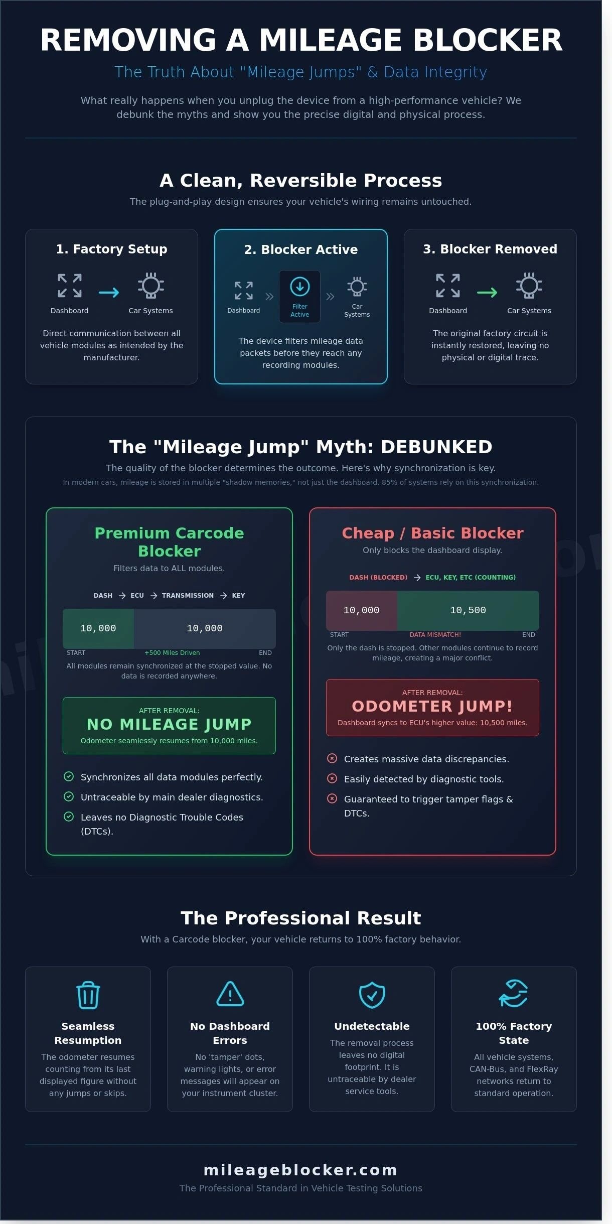 What Happens When You Remove a Mileage Blocker? A Technical Guide