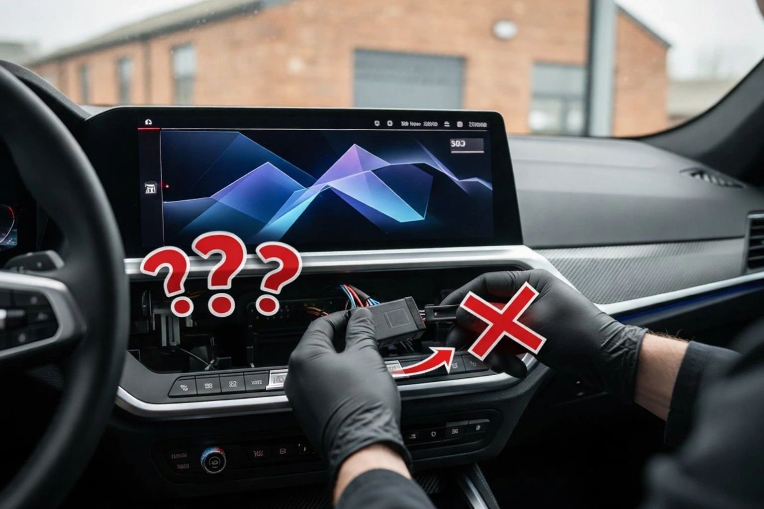 How to Install a Mileage Blocker in a BMW with Curved Screen